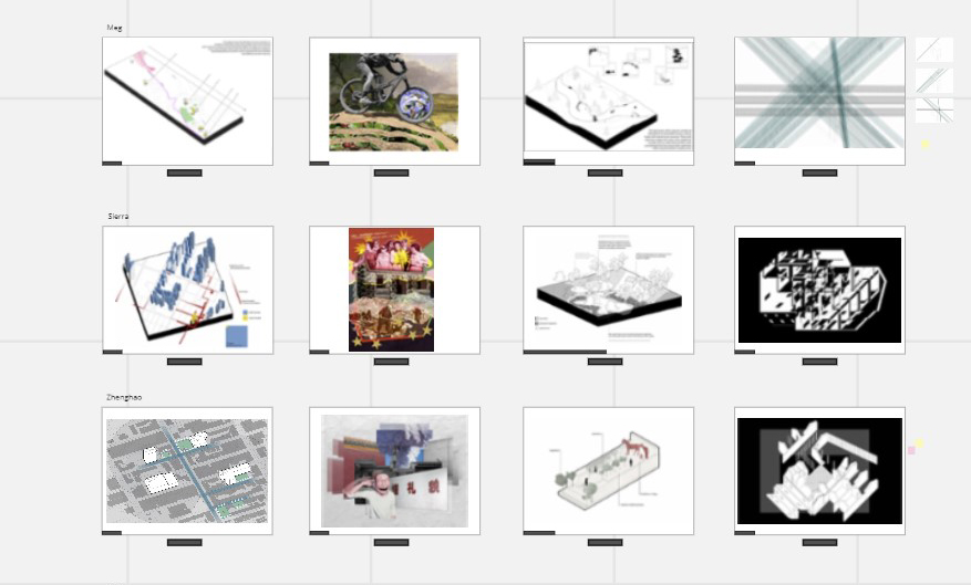 Student work montage from Design Discovery Virtual