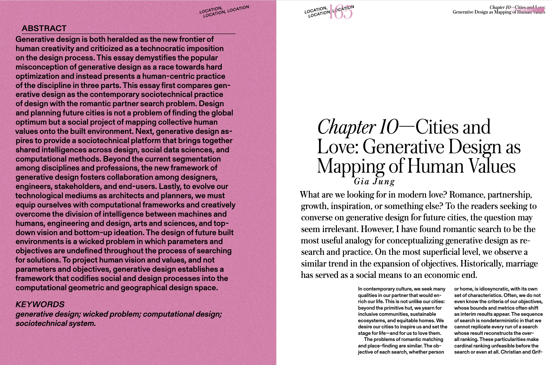 Book spread — chapter title page